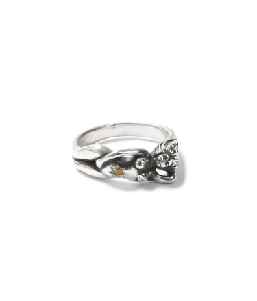 NUDE RING-YELLOW SAPPHIRE