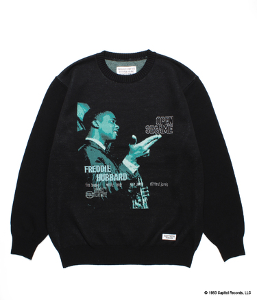 BLUE NOTE / JACQUARD KNIT SWEATER