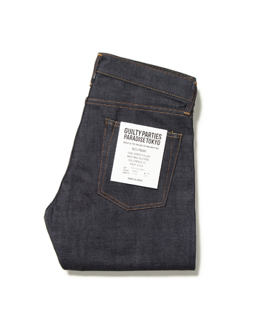 GP-D-101-RIVER- / TIGHT FIT SELVEDGE JEANS