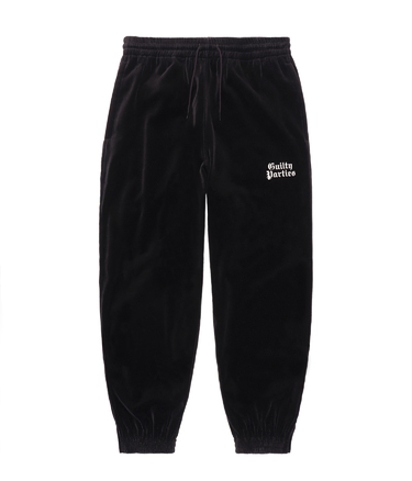 VELVET TRACK PANTS