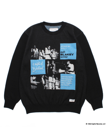 BLUE NOTE / JACQUARD KNIT SWEATER
