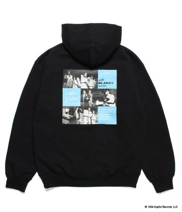 BLUE NOTE / MIDDLE WEIGHT PULL OVER HOODED SWEAT SHIRT (TYPE-1)
