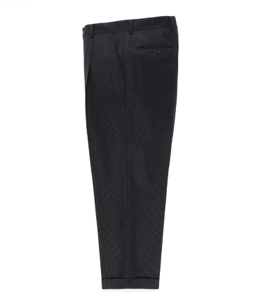 DORMEUIL / GLITTER PLEATED TROUSERS (TYPE-2)