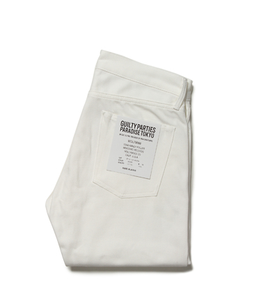 GP-D-101-RIVER- / TIGHT FIT SELVEDGE JEANS