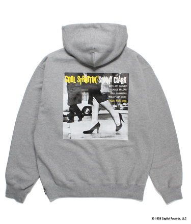 BLUE NOTE / MIDDLE WEIGHT PULL OVER HOODED SWEAT SHIRT (TYPE-2)